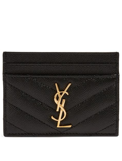 ysl card holder womens